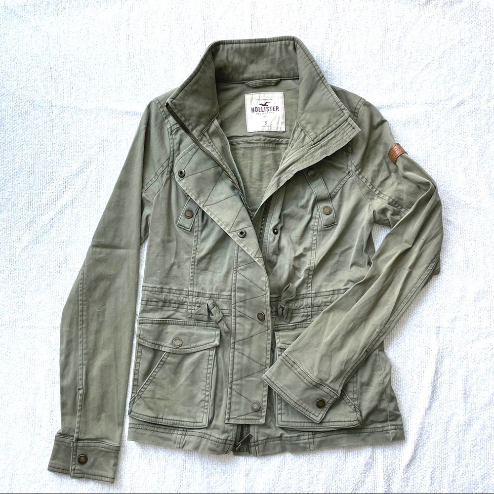 Small army green hollister jacket